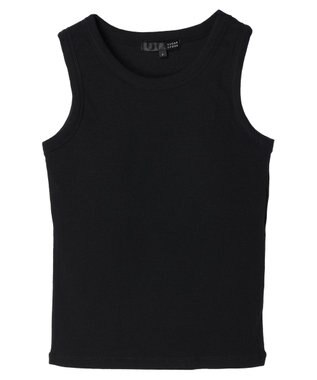 Green Parks ・ＳＵＧＡＲ　ＳＰＯＯＮリブタンクトップ（パット付） Black