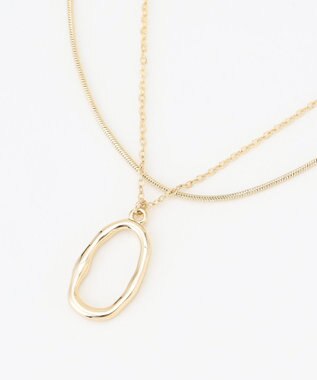 ANY ２連ラウンドネックレス ライトゴールド