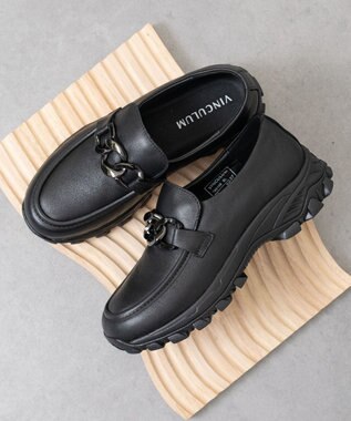 Bridget Birkin 【VINCULUM】防滑メタルチェーンローファー