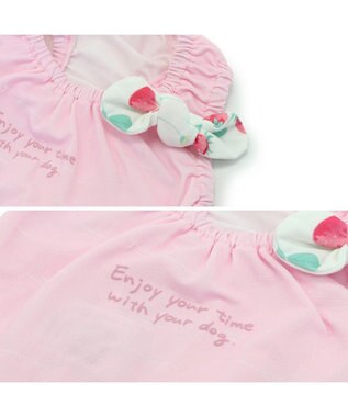 PET PARADISE ペットパラダイス 接触冷感 ワンピース 《いちご柄》 中型犬 大型犬 いちご柄