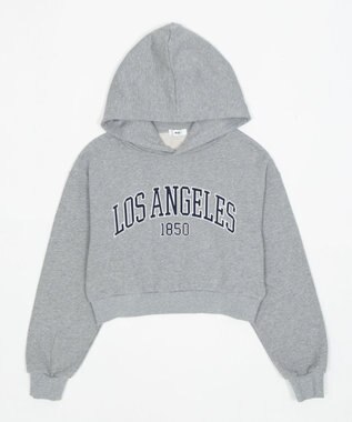 WEGO グラフィックショートプルパーカー グレーその他