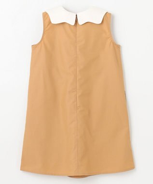 組曲 KIDS 【110-140㎝】カーブカラー ワンピース ベージュ