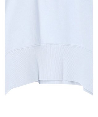 earth music&ecology ハーフジップショートプルオーバー Light Blue