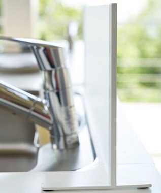 tower シンク水はね防止スタンド プレート ホワイト ホワイト