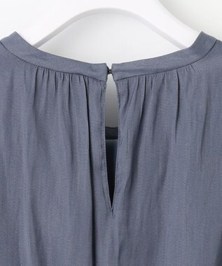 ANY SIS 【洗える】カッセンハシゴレース ワンピース スモーキーブルー