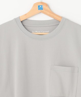 SHARE PARK MENS 【UNISEX】吸水速乾 ショルダーロゴロングスリーブTシャツ（L・XLサイズ） グレー