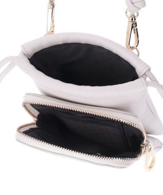 LANVIN en Bleu リベルテ スマホショルダー アイボリー