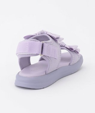 ANY KIDS リボン スポーツ サンダル ラベンダー