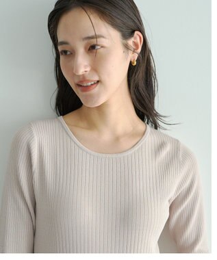 YECCA VECCA 【2点SET】カーディガンセットワンピース Gray Beige