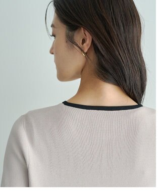 YECCA VECCA 【2点SET】カーディガンセットワンピース Gray Beige