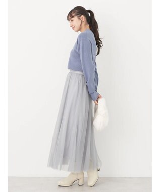 earth music&ecology アンチピリングハイネックプルオーバー Blue