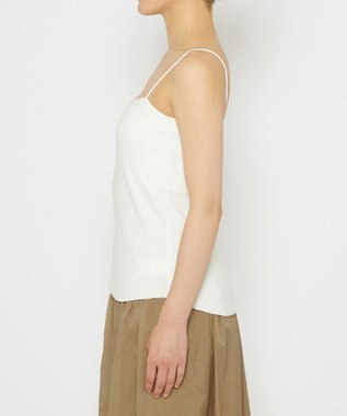 uncrave 【洗濯機洗い可】リブ カップ付き キャミソール（uncrave STANDARD） オフ