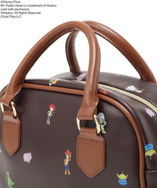earth music&ecology 【予約】【WEB・一部店舗限定】キャラクターモノグラムバッグ/TOY STORY ブラウン