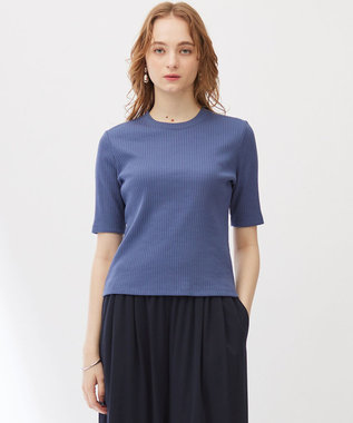 Indian Factory】シャイニーワイドリブ カットソー / 23区