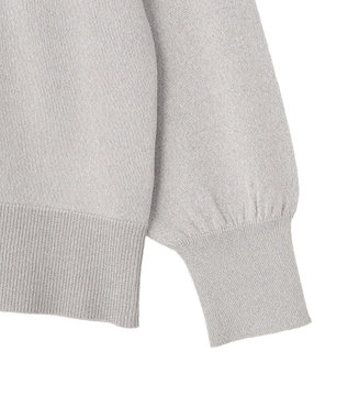 Green Parks ＶネックＺＩＰカーディガン Gray Mixture