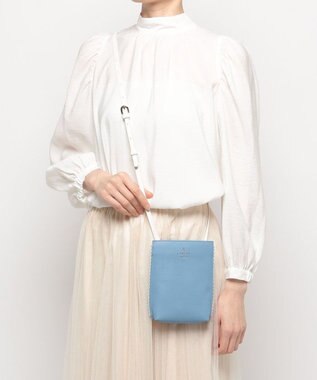 LANVIN en Bleu ぺルラ ミニショルダー ライトブルー