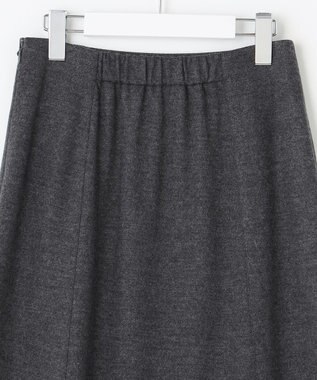 J.PRESS LADIES S アクアレジェンドウールジャージー スカート ライトグレー系