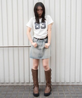 WEGO クラフトデザインサイドドロストT 柄2