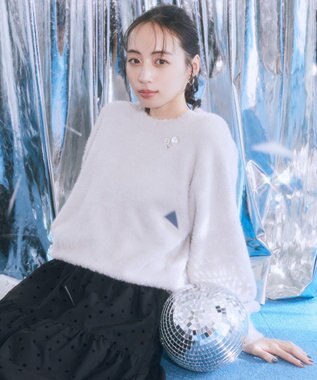 earth music&ecology ミニシャギープルオーバー