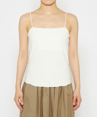 uncrave 【洗濯機洗い可】リブ カップ付き キャミソール（uncrave STANDARD） オフ