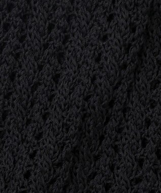 uncrave シースルーケーブルニット パンツ ブラック