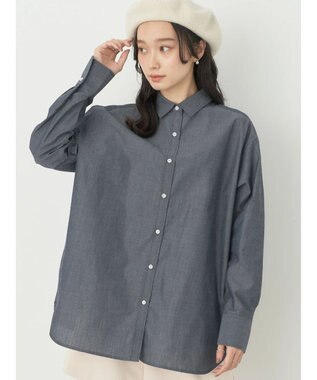 earth music&ecology レギュラーカラーシャツ