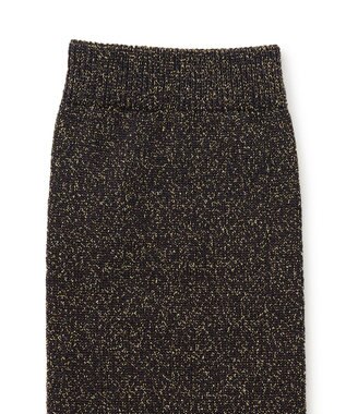 23区 ラメ クルー ソックス ゴールド系