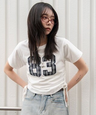 WEGO クラフトデザインサイドドロストT 柄2