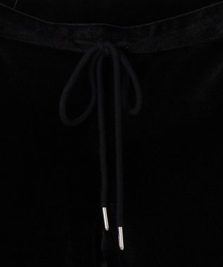 WEGO 【SETUP対応ITEM】ハイウエストベロアパンツ ブラック