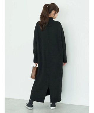 earth music&ecology ＦＬＵＦＦＹハイネックワンピース Black