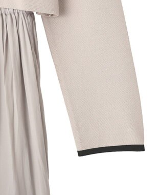 YECCA VECCA 【2点SET】カーディガンセットワンピース Gray Beige