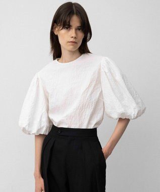 NAVE 【Nave】クラッシュコットン ブラウス ホワイト系