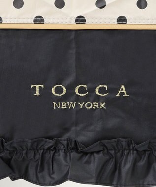 TOCCA 【晴雨兼用】DREAM OF DOTS UMBRELLA 折り畳み傘 収納バッグ付き ベージュ系