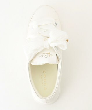 TOCCA 【WEB＆一部店舗限定】BIG RIBBON CANVAS SNEAKERS スニーカー アイボリー系