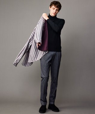 JOSEPH ABBOUD 【2WAY】リバーシブル シャツ ワイン系