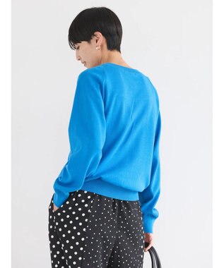 AMERICAN HOLIC ＵＶカットクルーネックニットカーディガン Blue