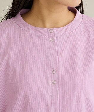 CRAFT STANDARD BOUTIQUE リングドットボタンカーディガン Pink