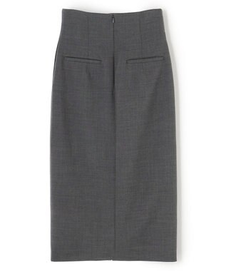 BEIGE， 【Precious 2月号掲載】LAC / 2WAYストレッチIラインスカート C.Gray