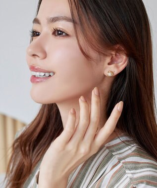 Tiaclasse 【5TYPEアソートデザイン・金属アレルギー対応】パールイヤリング・ピアス ピアス：ゴールドD
