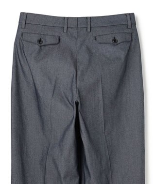 UNFILO MENS 【ストレッチ】イージーケアクリアデニム 機能美パンツ ワイド インディゴ