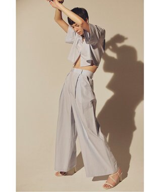 uncrave カラータイプライター ショートシャツ サックス