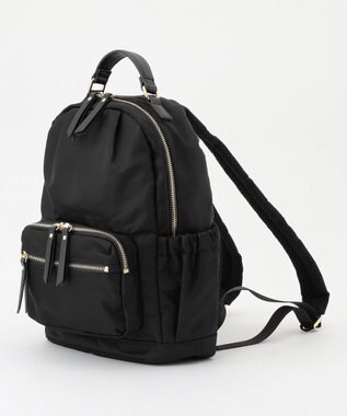 LA BAGAGERIE 【MONICA】13ポケットナイロンリュック　SMALL ブラック