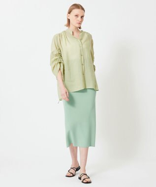 BEIGE， LILAC / シアーブラウス Sage