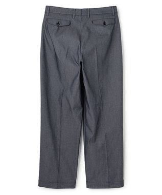 UNFILO MENS 【ストレッチ】イージーケアクリアデニム 機能美パンツ ワイド インディゴ