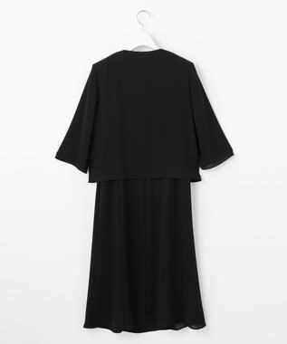 自由区 FORMAL 【洗える】セオアルファバラシャ ウォッシャブル ワンピース ブラック系