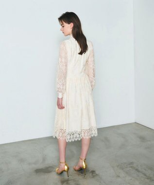 GRACE CONTINENTAL レースボウタイワンピース キナリ
