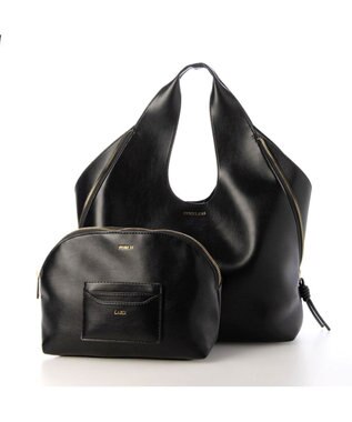 UNBILLION カシュカシュ cachecache / 3ピースソフト合皮トート ブラック