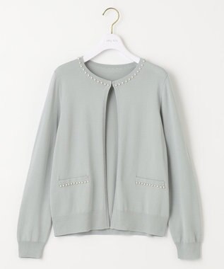 ANY SIS 【AIコラボ】リブインナー アンサンブル ミントグレー