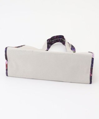 自由区 【カトリエムブーケ】Sac a fleurs プリントバッグ ベージュ