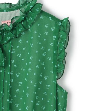 TOCCA 【WEB限定カラーあり】SWINGING CHERRY ドレス グリーン系5